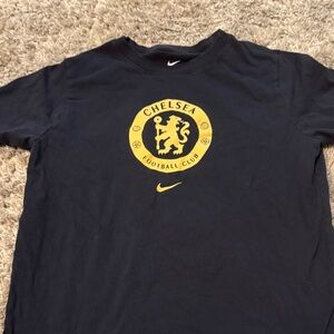 Nike Kids Chelsea FC Black and Gold Tee